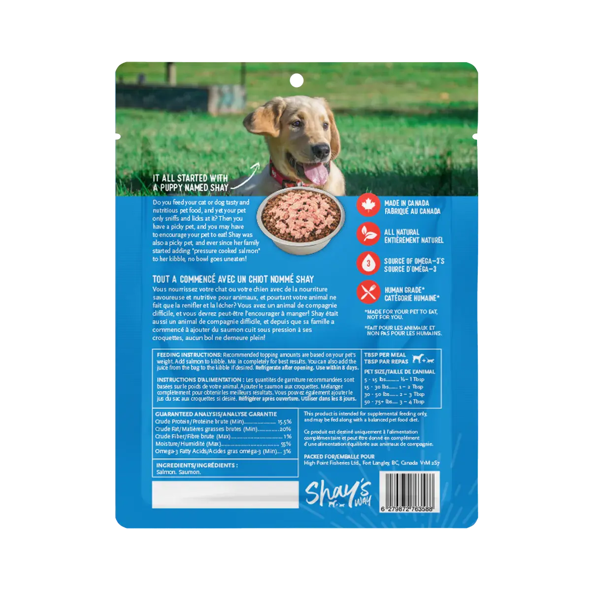 Shay's Way Topper - Différentes Saveurs - 4oz & 8oz Shay's Way