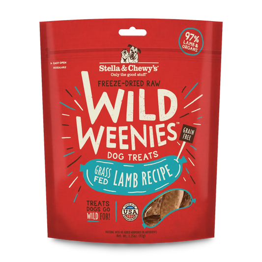 Stella & Chewy's - Wild Weenies Assortiment de Viandes pour chien Stella & Chewy
