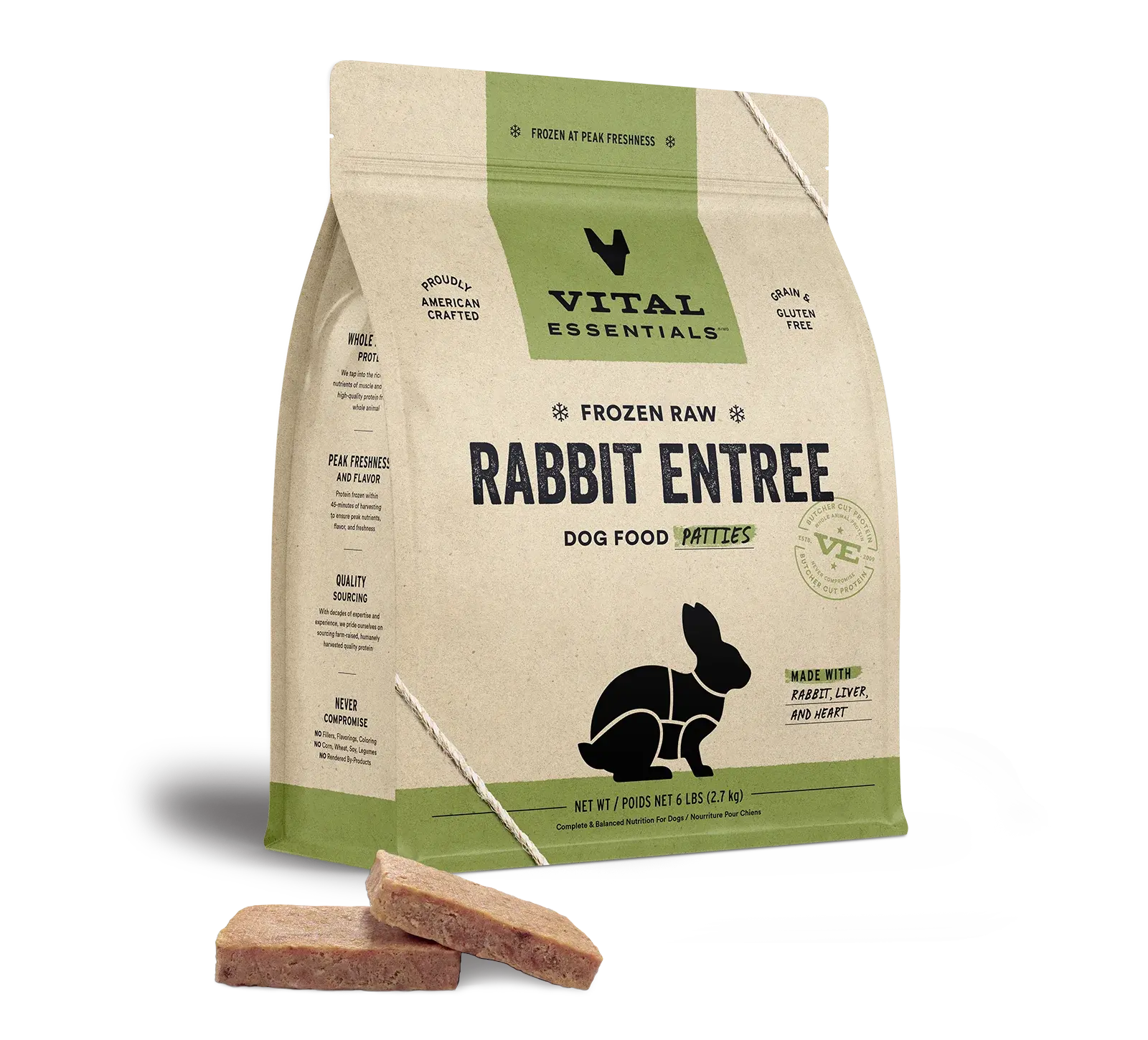 Vital Essentials - Aliments crus congelés pour chien Vital Essentials