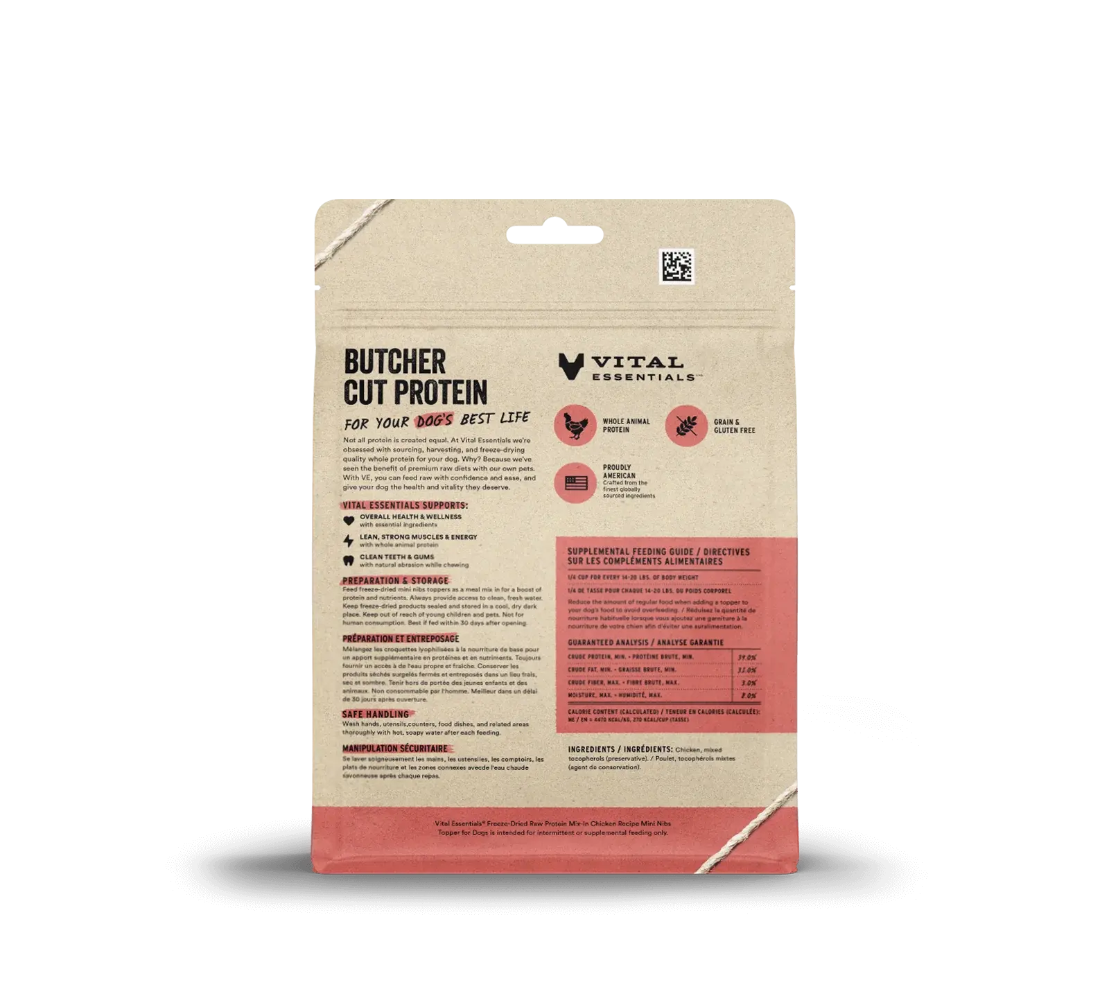 Vital Essentials - Garniture de Protéines au mélange de viandes diverses Vital Essentials