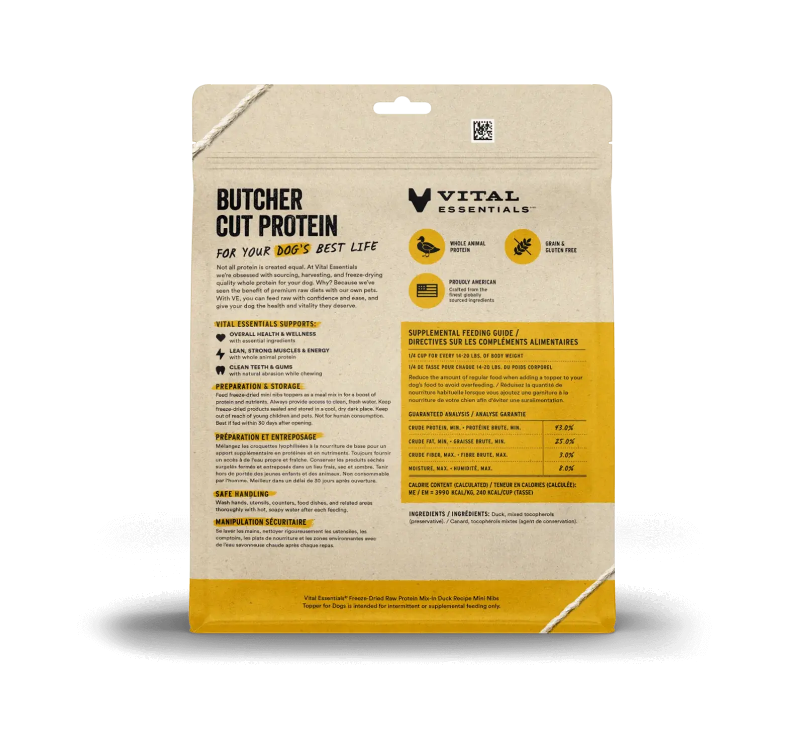 Vital Essentials - Garniture de Protéines au mélange de viandes diverses Vital Essentials