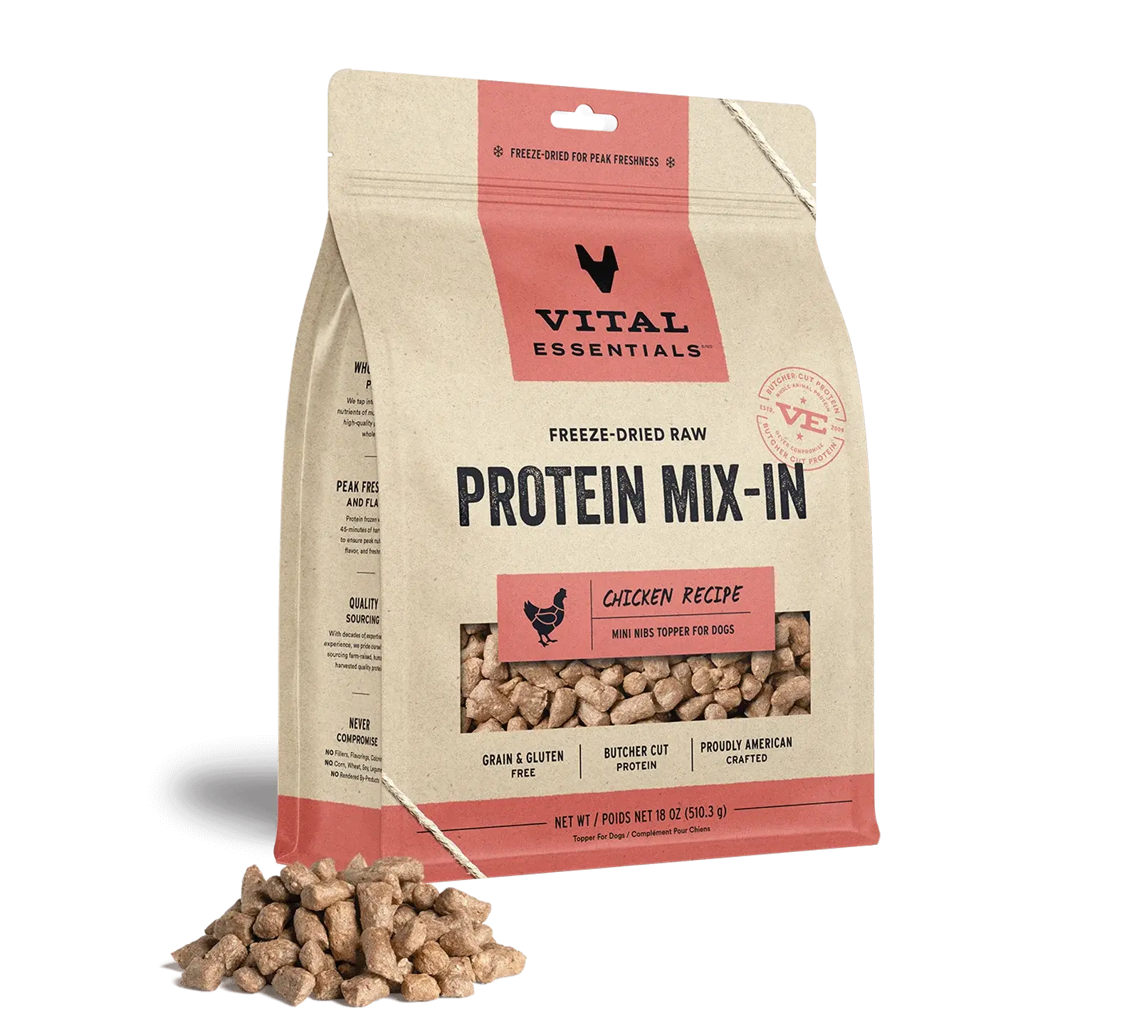 Vital Essentials - Garniture de Protéines au mélange de viandes diverses Vital Essentials