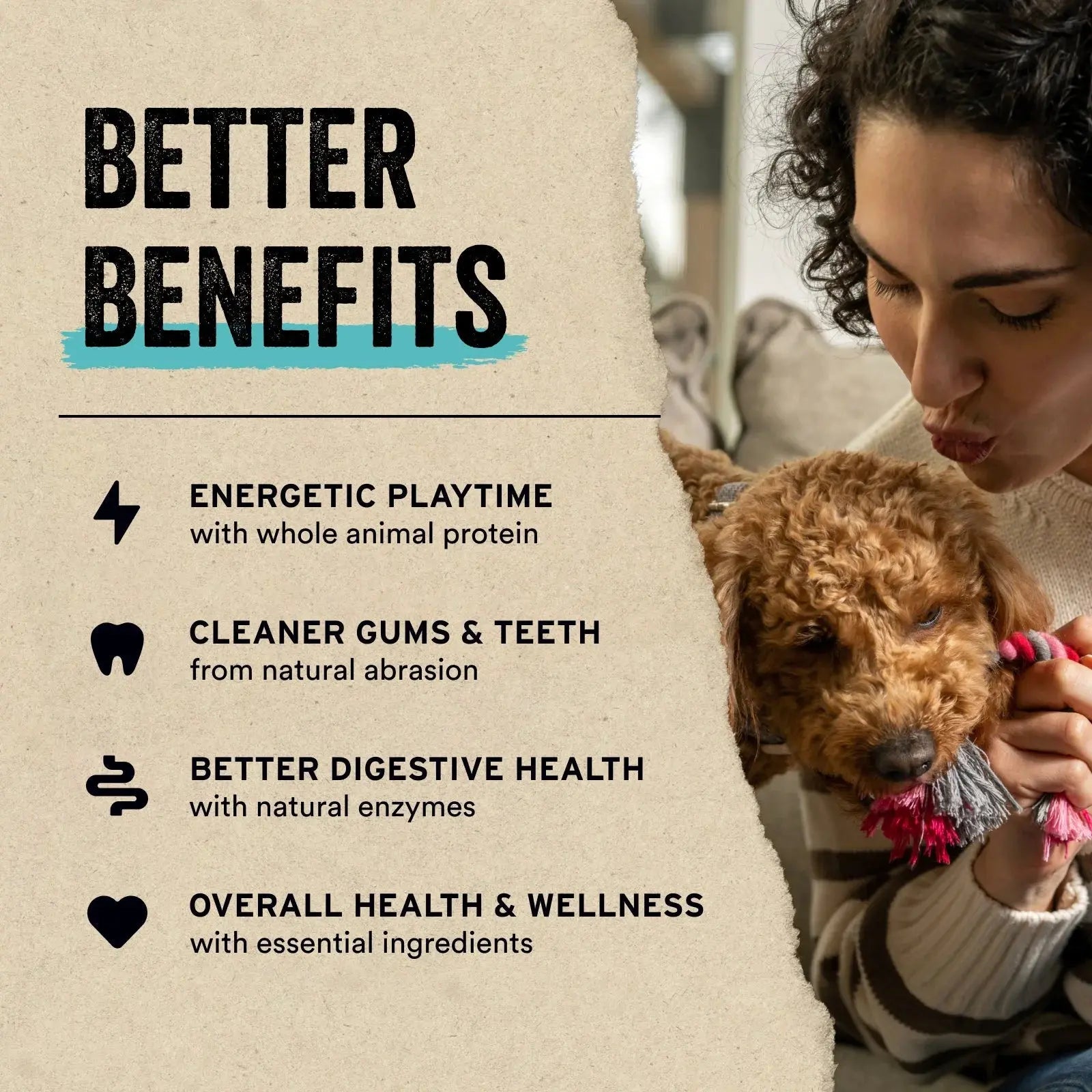 Vital Essentials - Mini-fibres crues lyophilisées de viande pour chien Vital Essentials