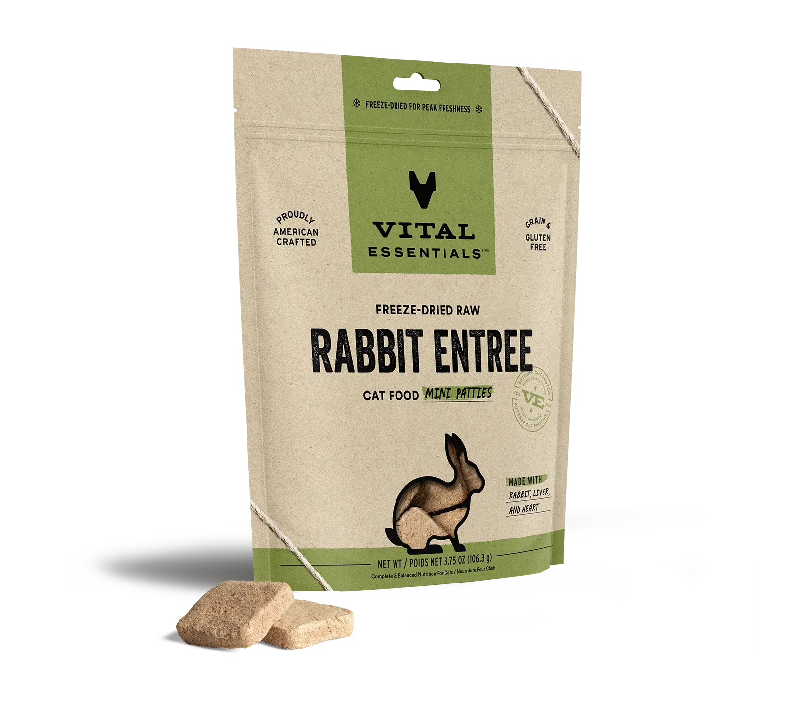 Vital Essentials - Mini galettes lyophilsées pour chat Vital Essentials
