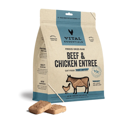 Vital Essentials - Mini galettes lyophilsées pour chat Vital Essentials