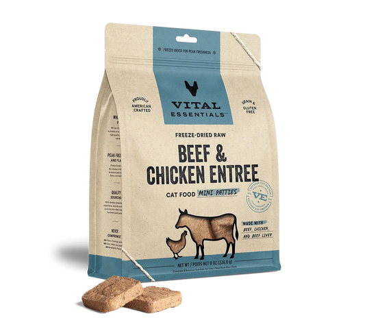 Vital Essentials - Mini galettes lyophilsées pour chat Vital Essentials