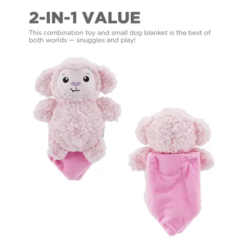 Blanket Buddies - Agneau jouet toutou pour chien Blanket Buddies