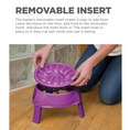 Load image into Gallery viewer, Outward Hound Bol Ralentissement ajustable - Mauve Outward Hound

