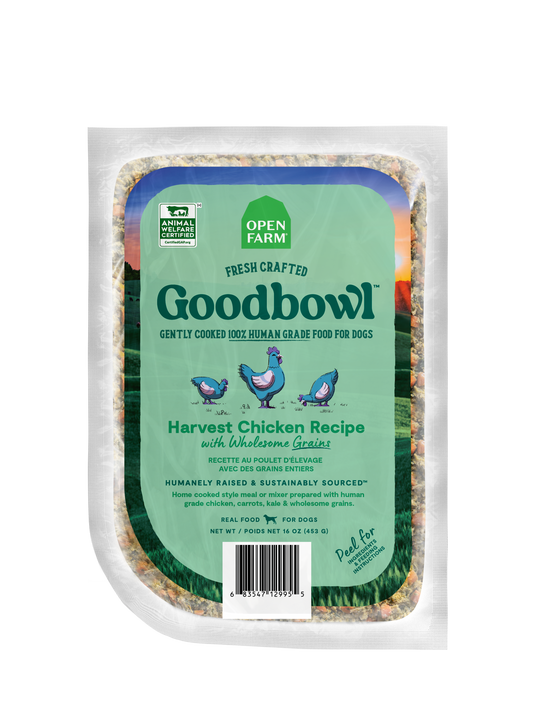 Open Farm - Recette Goodbowl Gently Cooked congelée pour chien