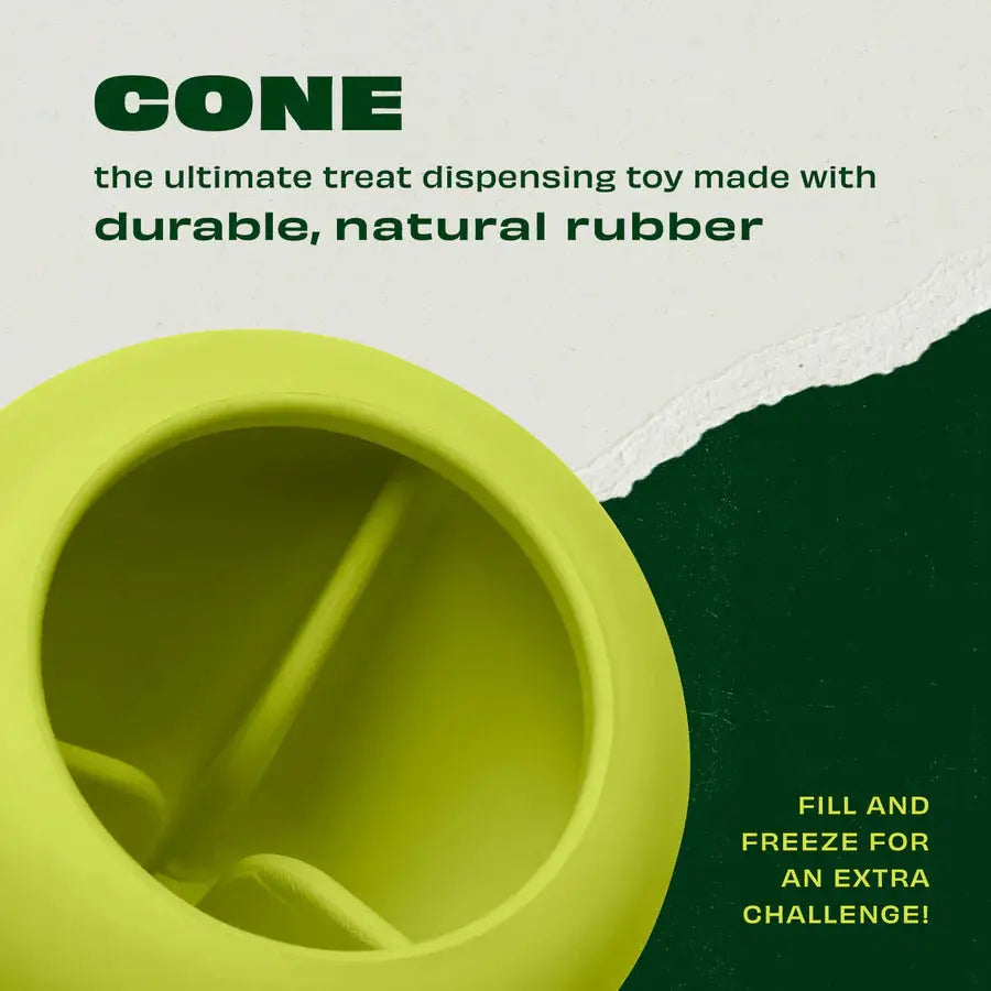 Benebone Bounce - Jouet Cône en caoutchouc pour chien Benebone