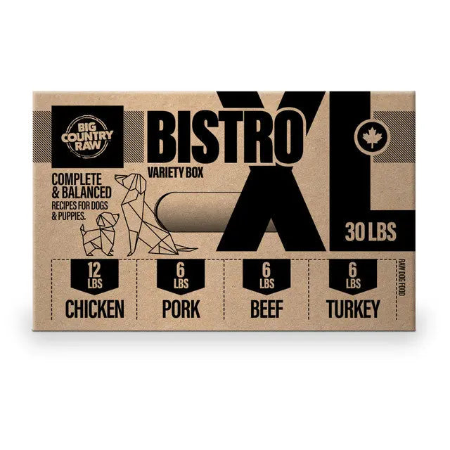Big Country Raw - Bistro XL nourriture crue pour chien 30lbs Big Country Raw