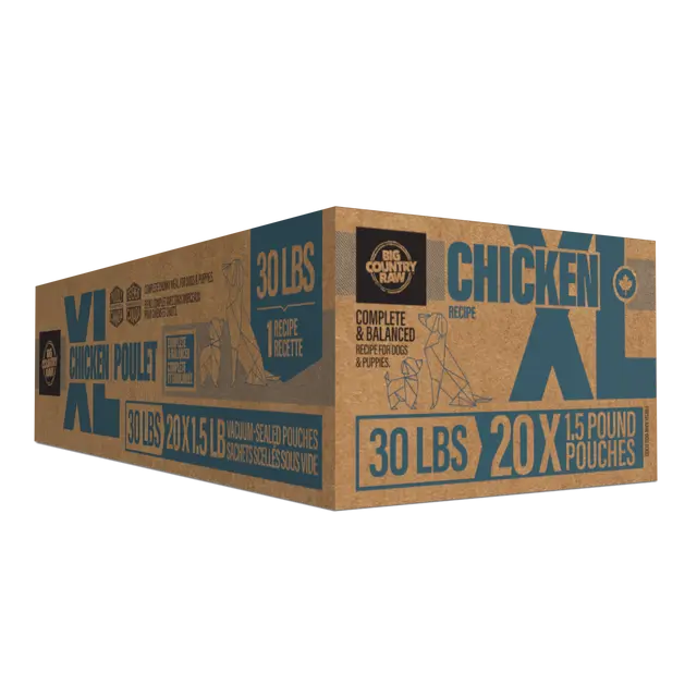 Big Country Raw - XL Can Raw Dog Food 30lbs