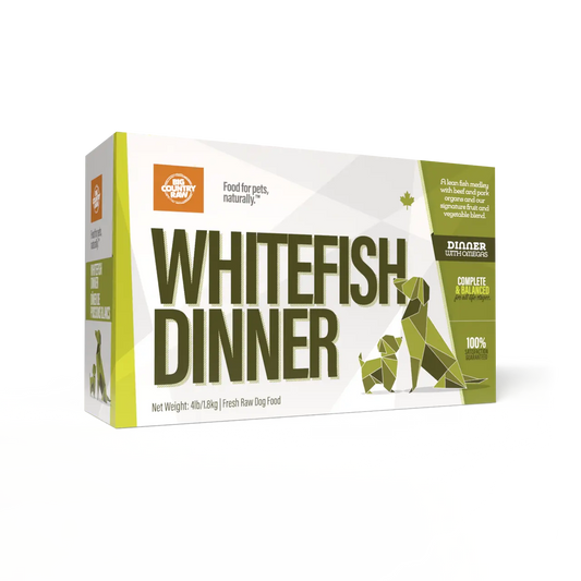 Big Country Raw Dinner - Assortiment de viandes pour chien 4x 1lb Big Country Raw