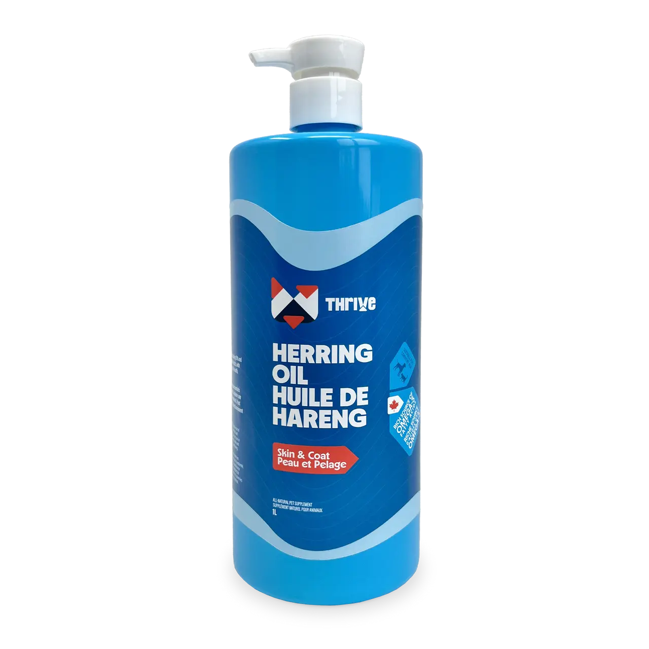 Big Country Raw - Huile d'Hareng pour animaux (1L) Big Country Raw