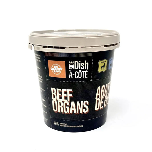 Big Country Raw - Mélanges d'organes de boeuf pour chiens Big Country Raw