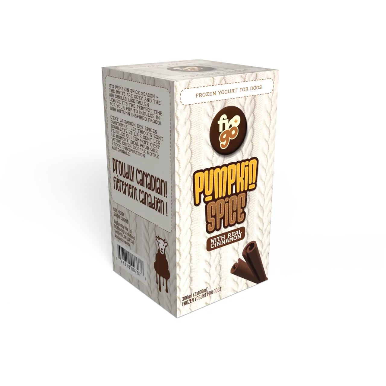 Big Country Raw - Yogourt glacé pour chiens Big Country Raw