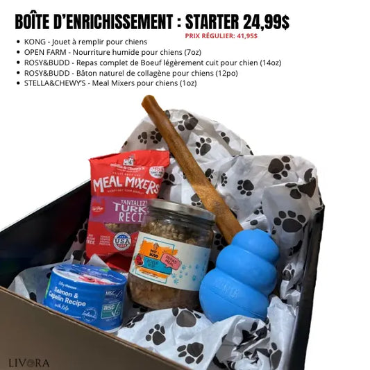 Boîte d’enrichissement pour chiens