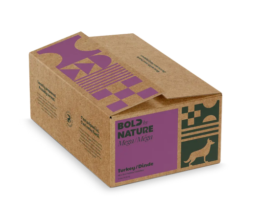 Bold By Nature Mega - Viande crue pour chien en variété de saveur Bold by Nature