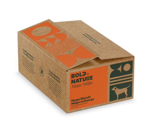 Bold By Nature Mega - Viande crue pour chien en variété de saveur Bold by Nature