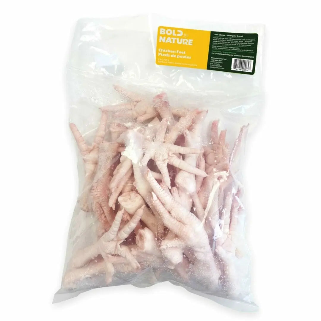 Bold By Nature - Pattes de Poulet pour chien 2lbs Bold by Nature