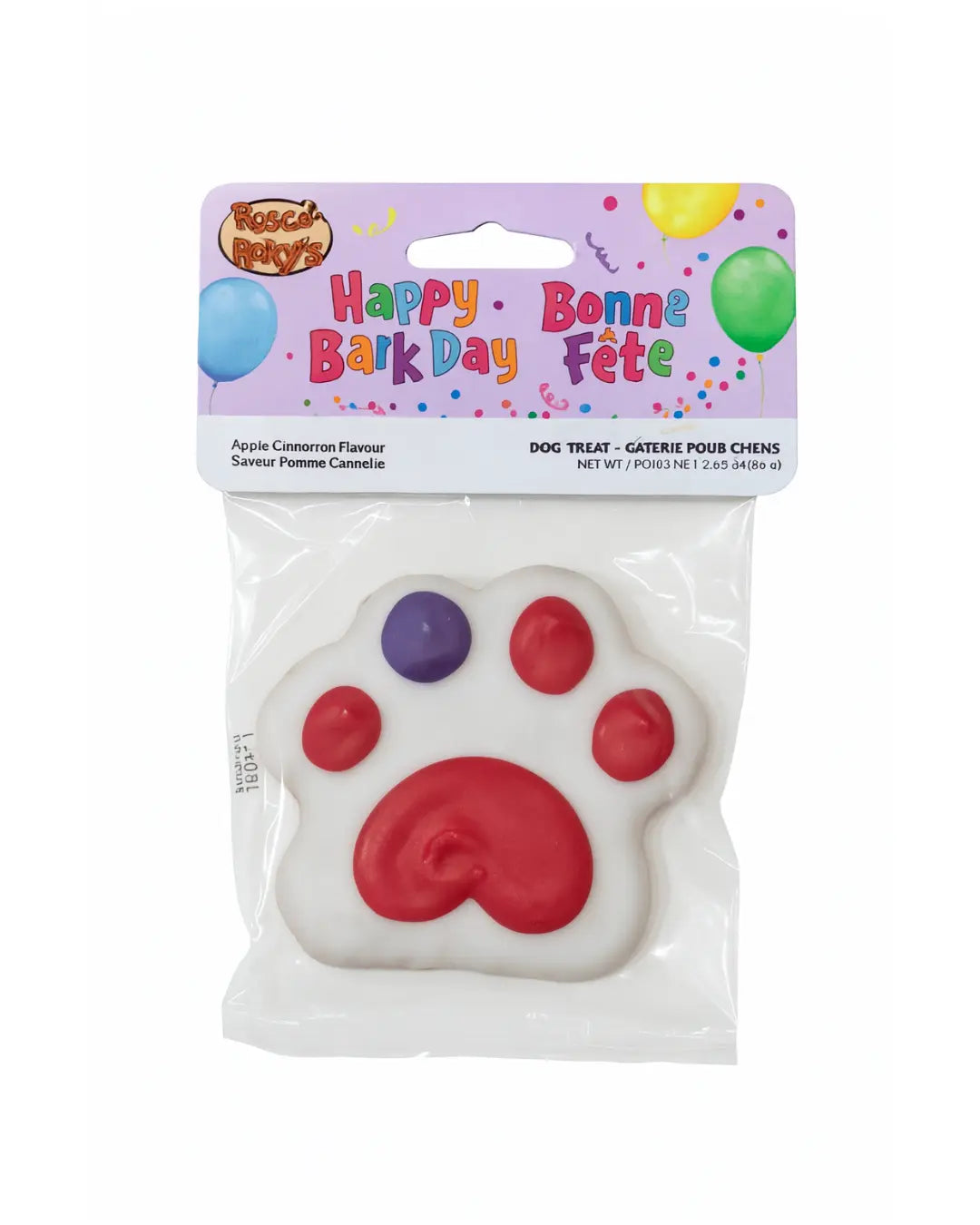 Bosco & Roxy's - Biscuit Patte emballé pour chiens Bosco & Roxy's