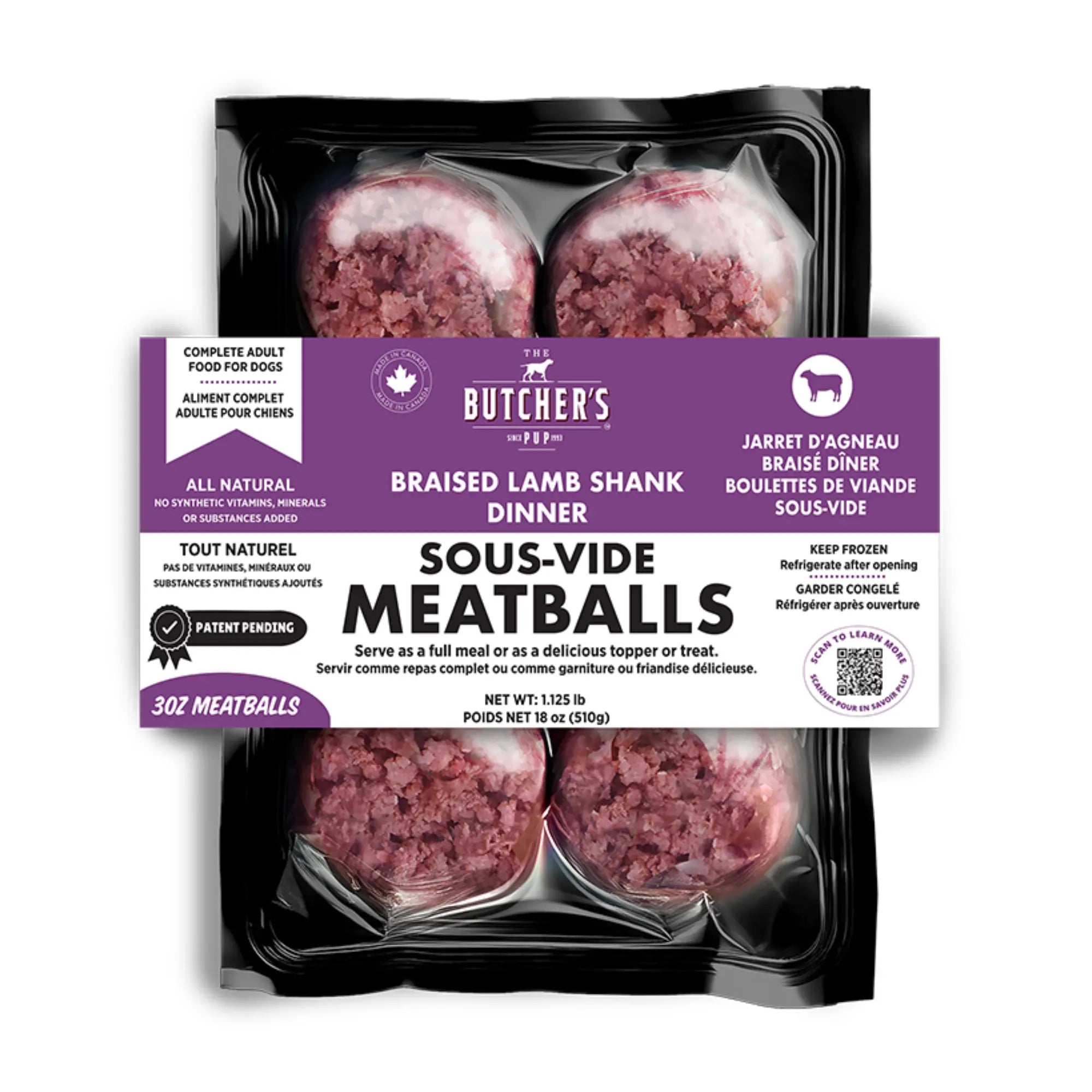 Butcher's Pup - Boulettes de viande surgelées pour chiens