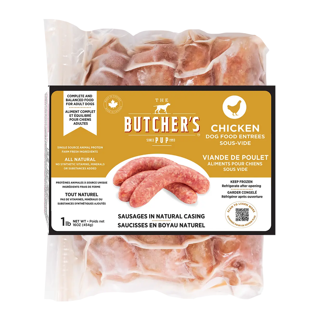 Butcher's Pup - Saucisse pour chien 1 lbs Butcher