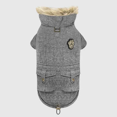 Canada Pooch - Army Parka Salt & Pepper Canada Pooch