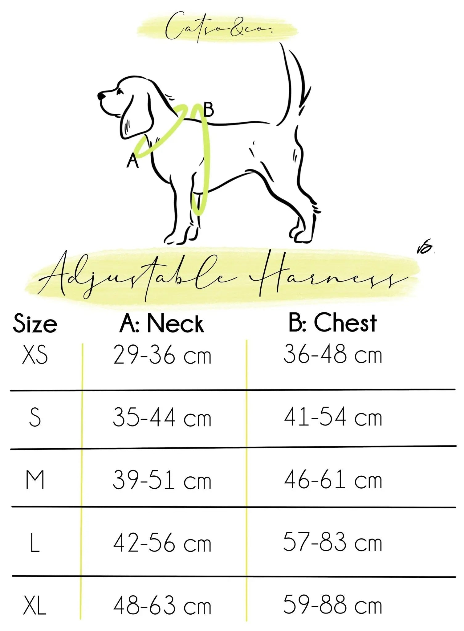 Hashtag Catso - Adjustable harness - Catso & co