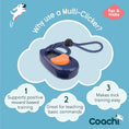 Charger l'image dans la visionneuse de la galerie, Coachi - Multi-Cliqueur avec bruit ajustable pour chiens
