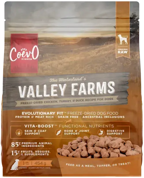 Coevo - Recette Crue Lyophilisée pour Chiens - Variétés de Recette Coevo