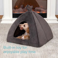 Charger l'image dans la visionneuse de la galerie, CozyTails - Maison Pyramide pour Chats ou Petits Chiens - Variétés de Couleur CozyTail

