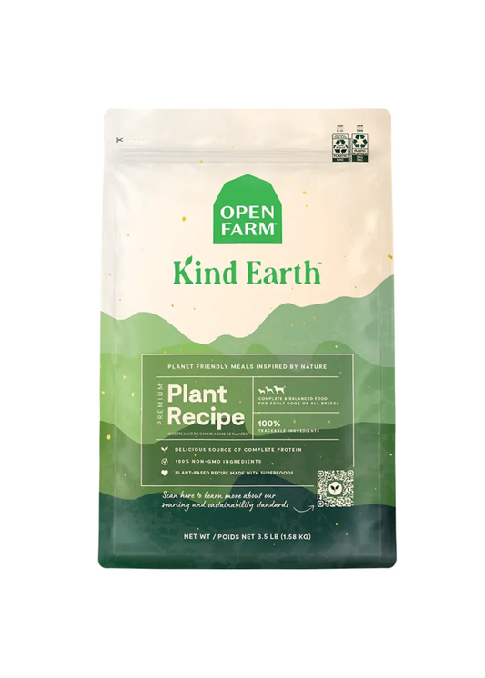Open Farm - Nourriture Kind Earth à base de Plantes pour chien