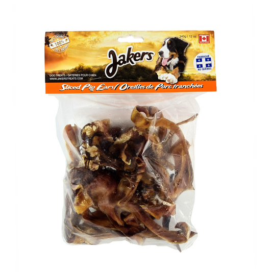 Rosy &amp; Budd JT Bulk - Sliced ​​Pig Ears for Dogs 340g