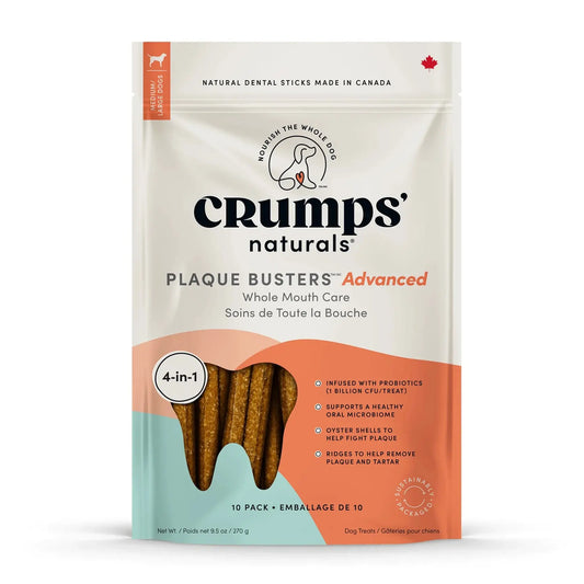 Crumps - Bâtonnets Dentaire Aromatisés et Originaux pour Chiens Crumps Naturals