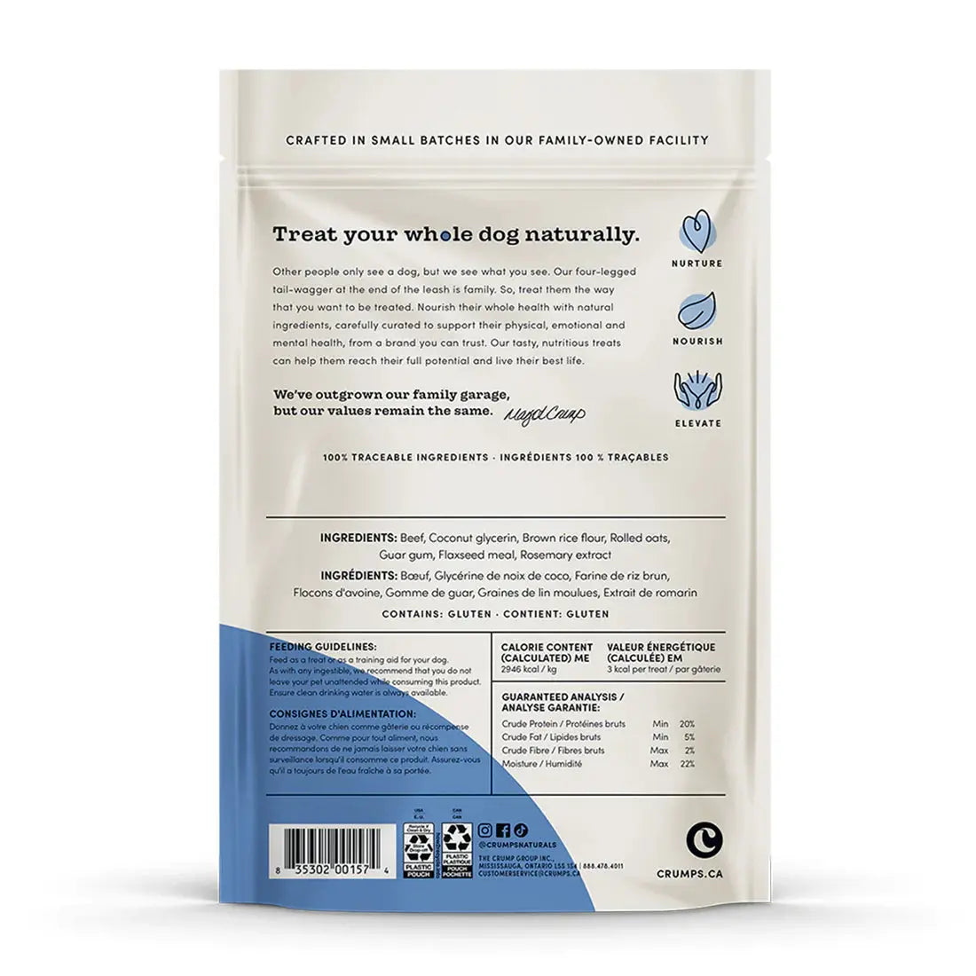 Crumps Entrainement - Récompenses pour chien Crumps Naturals