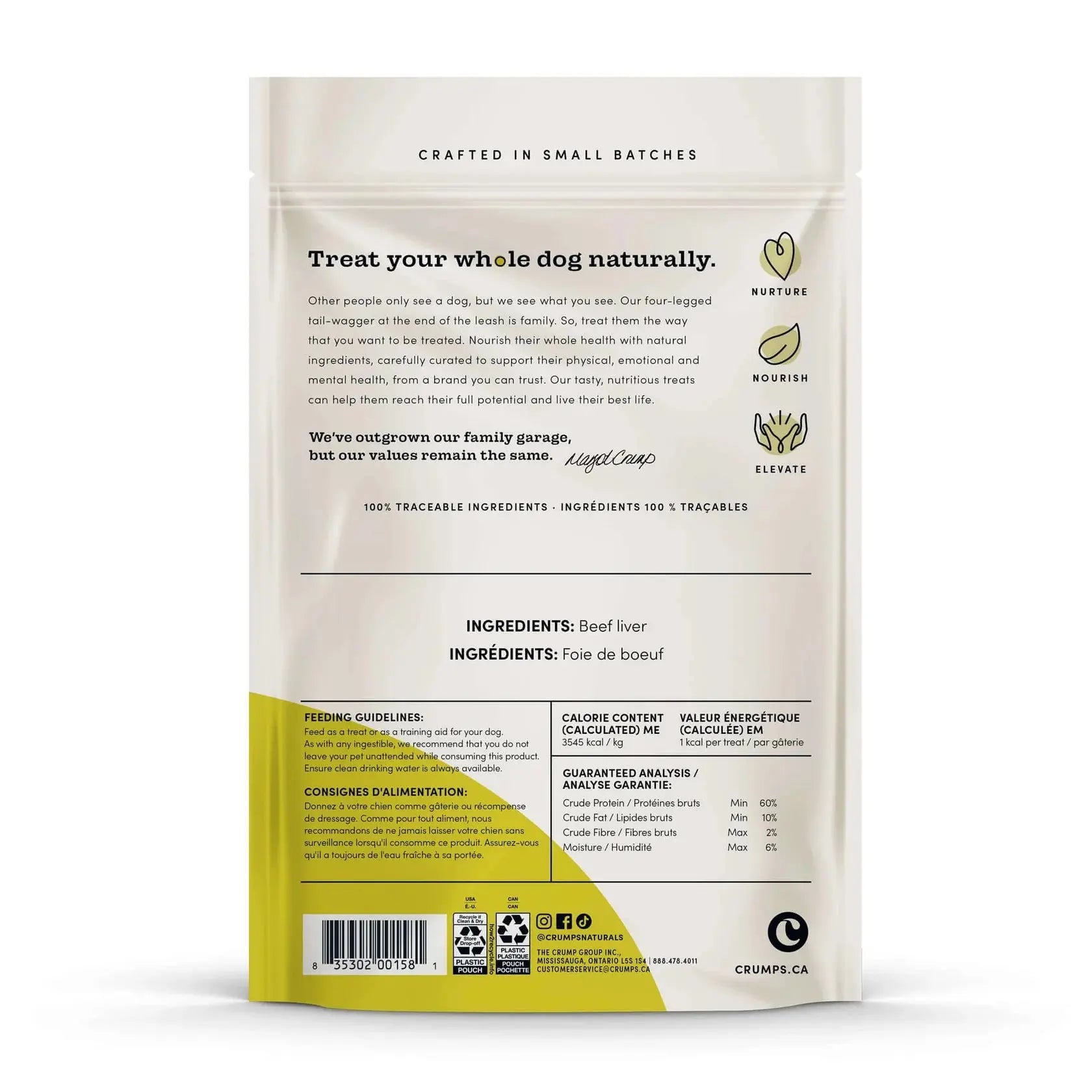 Crumps Entrainement - Récompenses pour chien Crumps Naturals