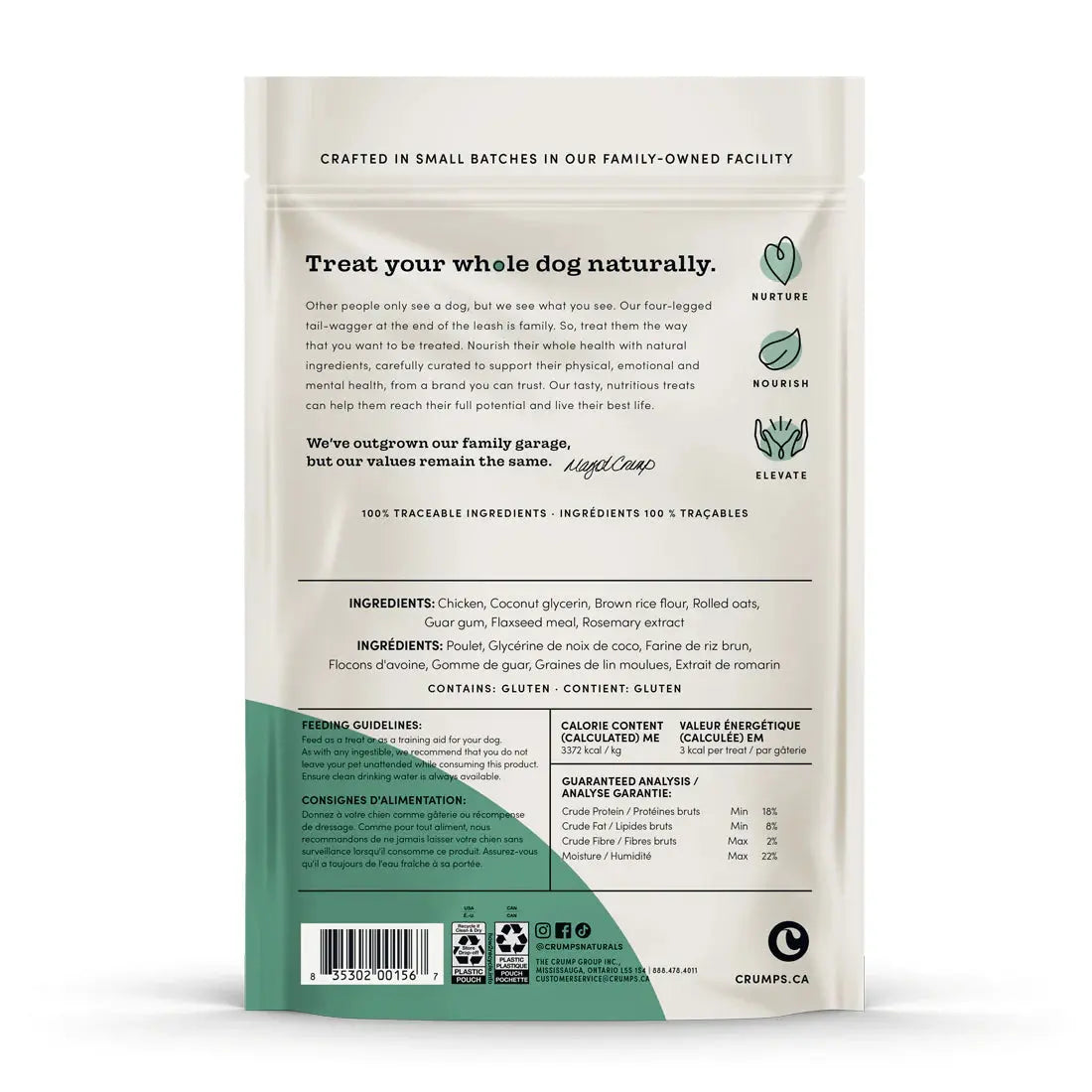 Crumps Entrainement - Récompenses pour chien Crumps Naturals