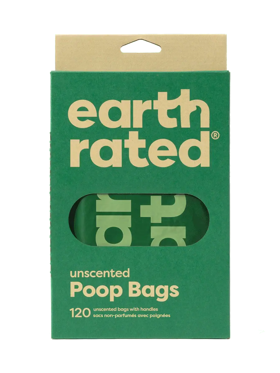 Earth Rated - Sac de ramassage avec poignées pour chiens (120 sacs) Earth Rated