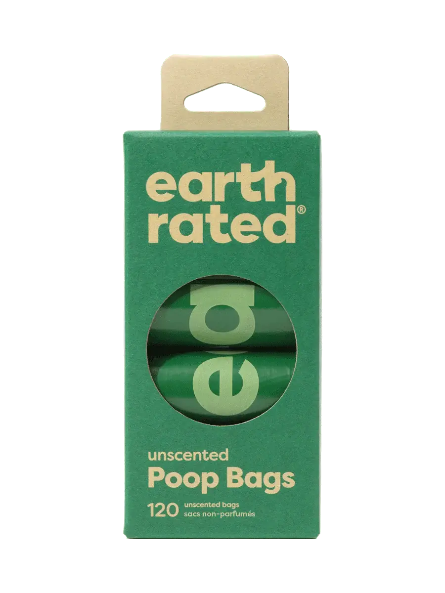 Earth Rated - Sac de ramassage en rouleaux de recharge pour chiens Earth Rated