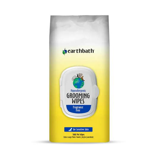 EarthBath - Lingettes pour toilettage pour chien et chat (paquet de 100) EarthBath