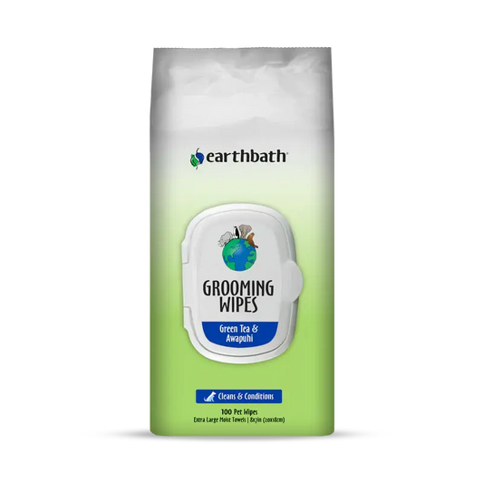 EarthBath - Lingettes pour toilettage pour chien et chat (paquet de 100) EarthBath