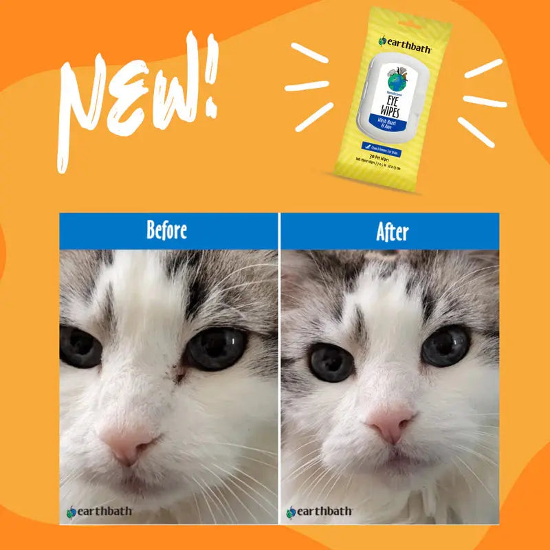 EarthBath - Lingettes pour toilettage pour chien et chat (paquet de 100) EarthBath