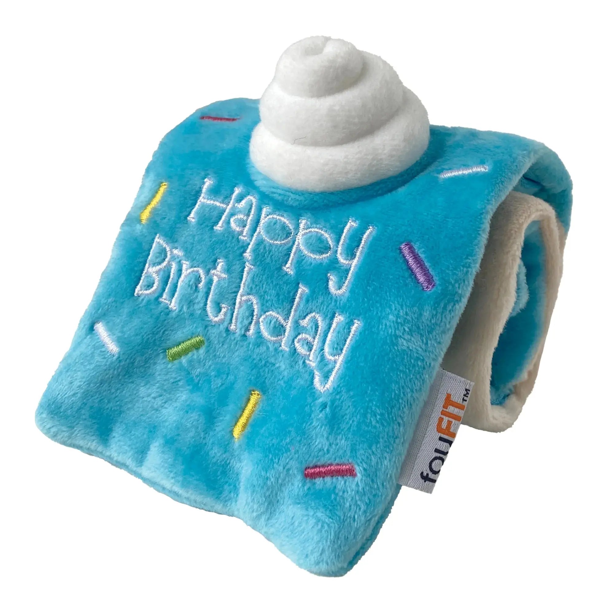 Foufou Brands - Jouet Gâteau d'anniversaire roulé pour chiens Foufou Brands
