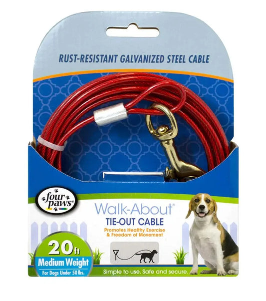 Four Paws - Corde d'attache pour chiens Four Paws