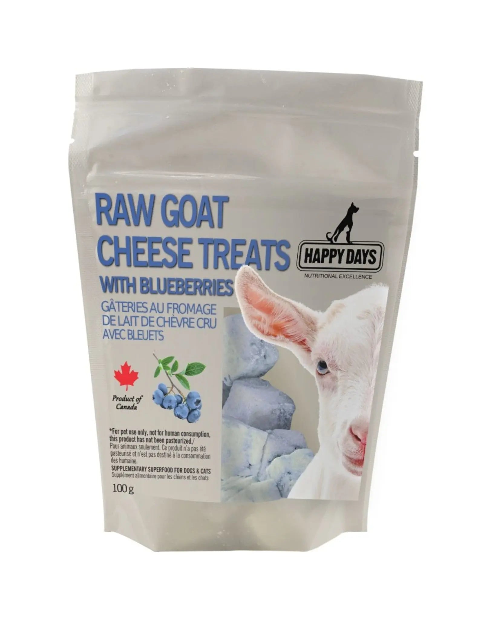 Happy Days - Récompenses au Fromage de Chèvre pour chien Happy Days
