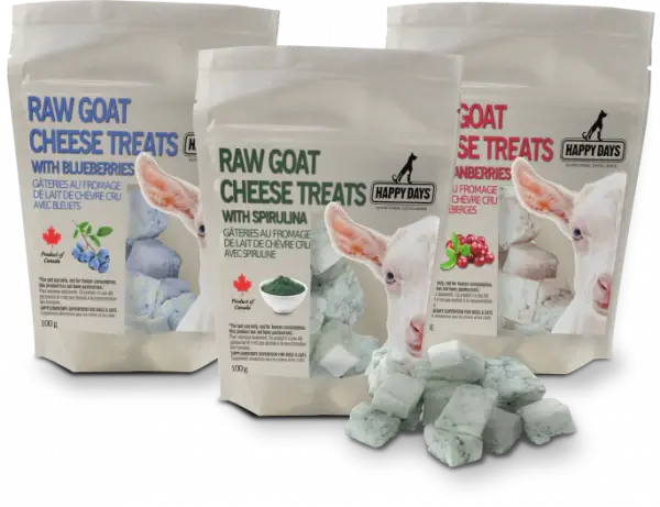 Happy Days - Récompenses au Fromage de Chèvre pour chien Happy Days