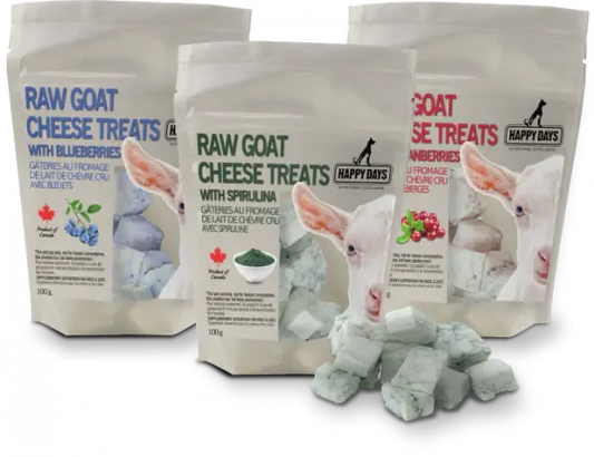 Happy Days - Récompenses au Fromage de Chèvre pour chien Happy Days