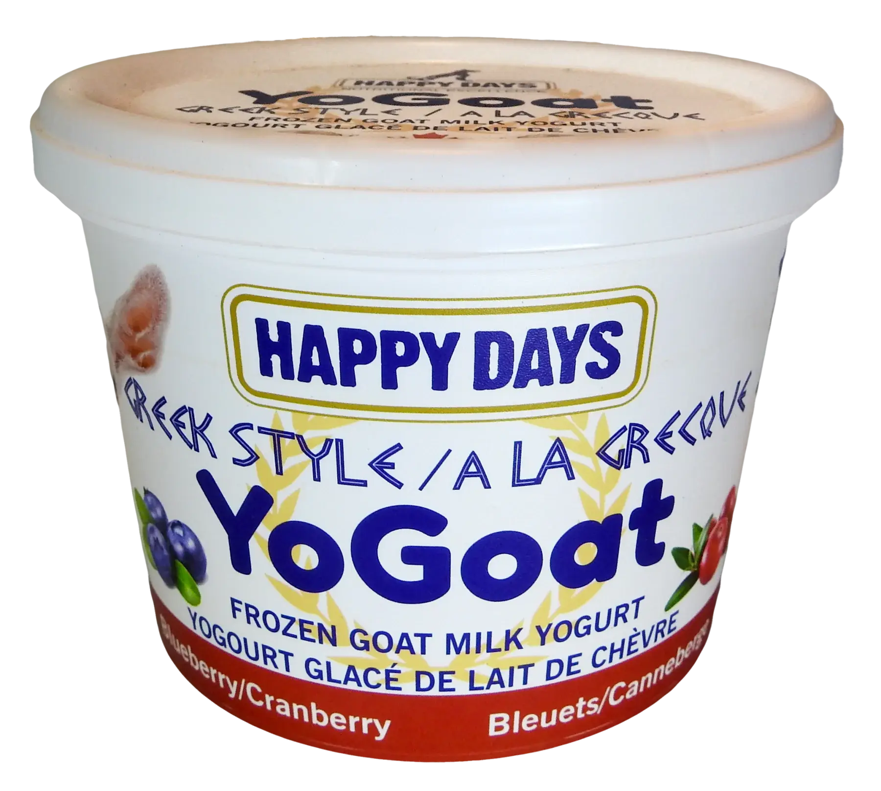 Happy Days - Yogourt Gourmet 475g - Variétés de Saveur Happy Days