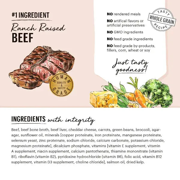 Honest Kitchen Butcher Block - Pâté gastronomique pour chien 10,5 oz The Honest Kitchen